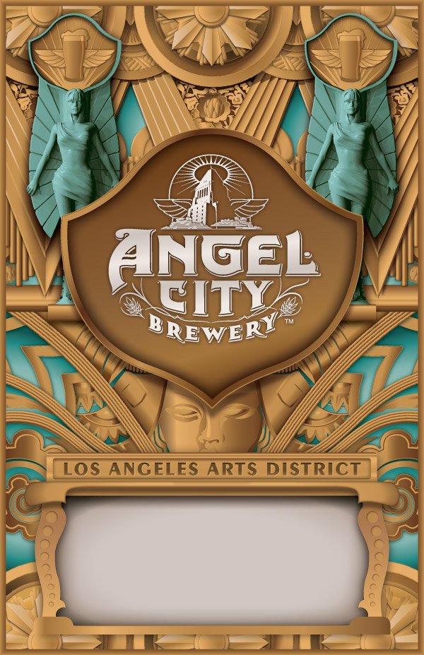 Angel City Brewery promotional poster