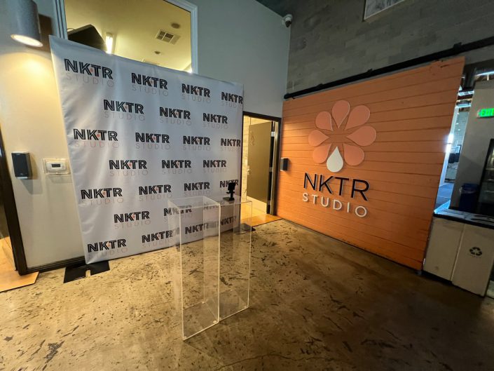 Boutique Fitness Studio "NKTR" design for TV show All Rise by Dave Chapple, Chapple Design